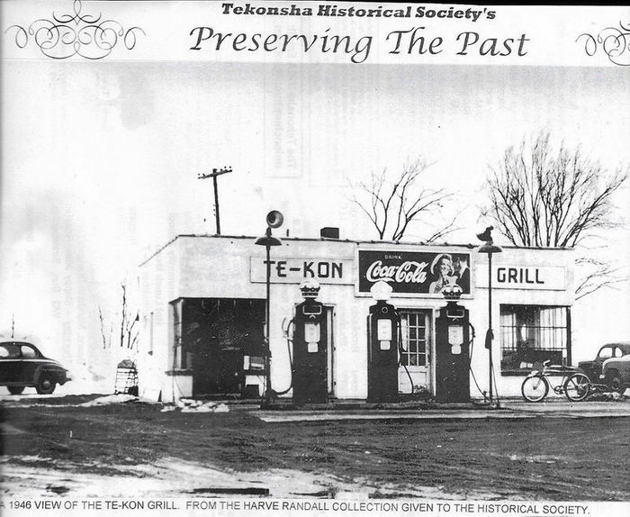 Tekon Grill (Te-Kon Grill & Truck Stop) - Historical Photo (newer photo)